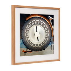 Nasa image: Front wheel of the Luna Rover