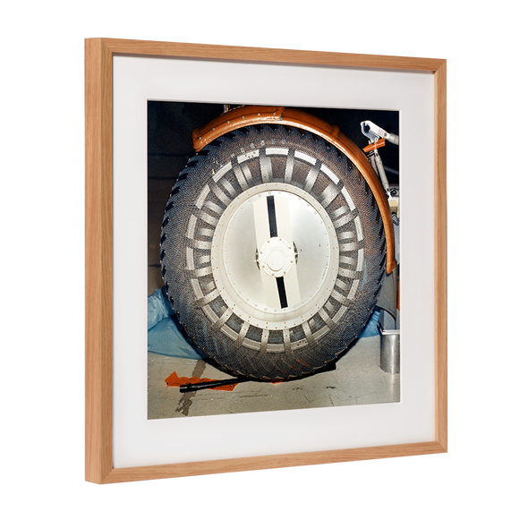 Nasa image: Front wheel of the Luna Rover