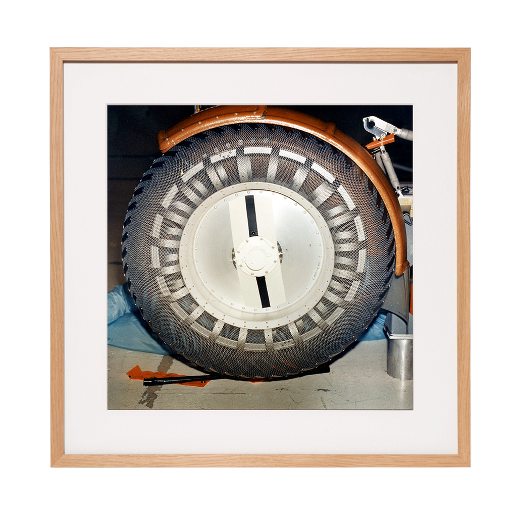 Nasa image: Front wheel of the Luna Rover