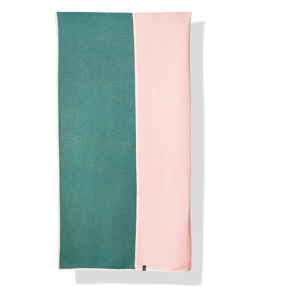 Bedspread Cotton Green / Pink